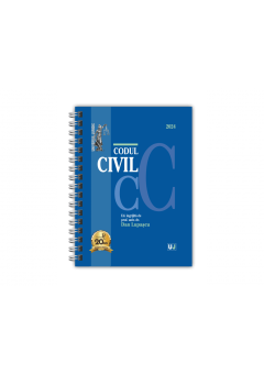Codul civil Ianuarie 2024  EDITIE SPIRALATA, tiparita pe hartie alba