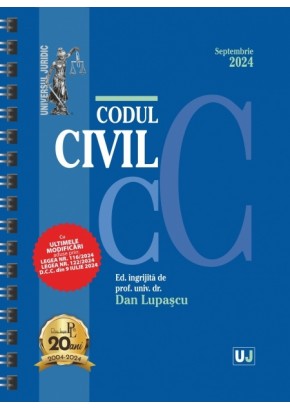 Codul civil Septembrie 2024 Editie spiralata